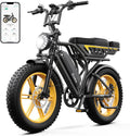 Electric Bicycle with 1500W Motor, 48V 15Ah Removable Battery, 7-Speed Gears, 20-Inch Wheels
