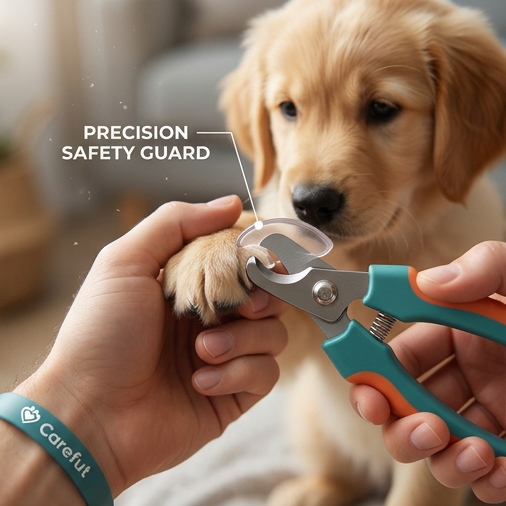 Pet Nail Clipper with Safety Guard