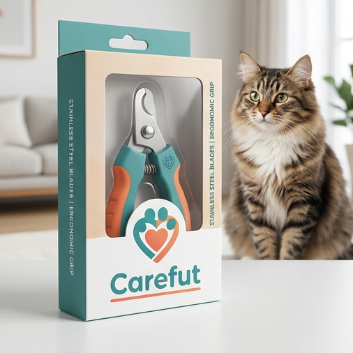 Pet Nail Clipper with Safety Guard