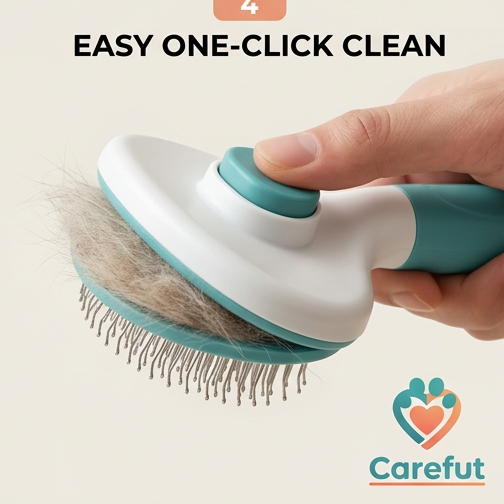 Self-Grooming Pet Brush (Deshedding Tool)