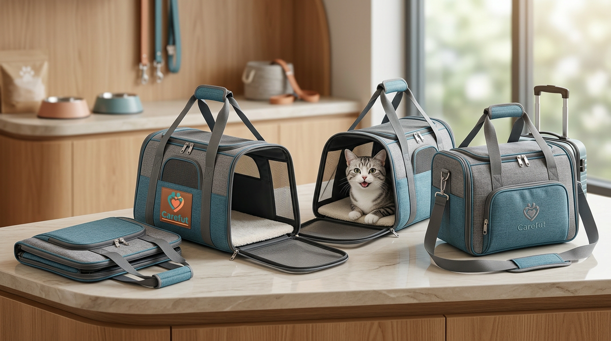 Foldable Pet Travel Carrier Bag